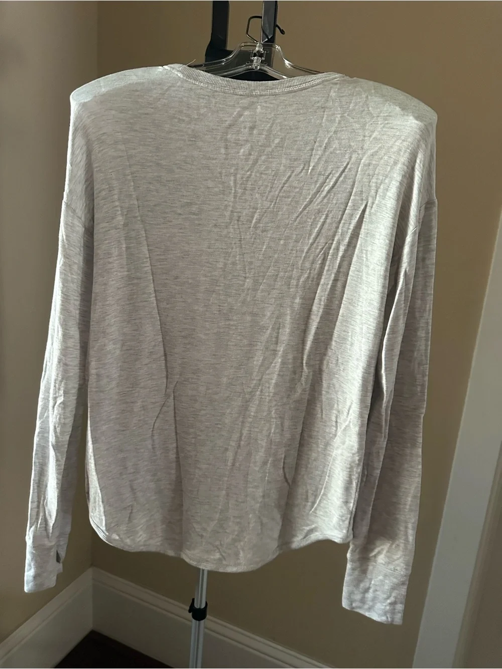 all in motion Heather Light Gray Crewneck Pullover